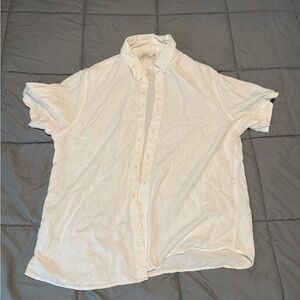 Abercrombie & Fitch Casual White Button Down Shirt